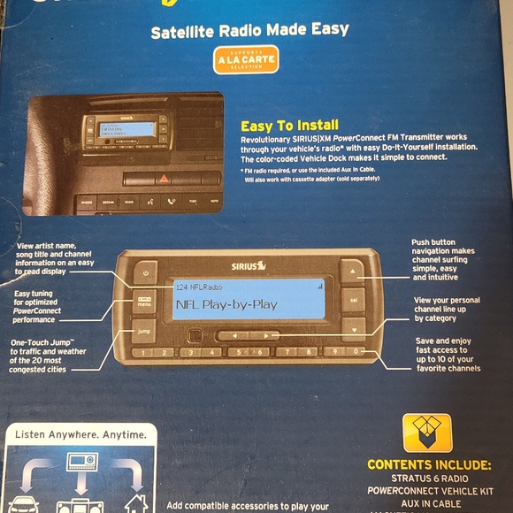 Sirius Stratus 6 +vehicle kit - Picture 4 of 4